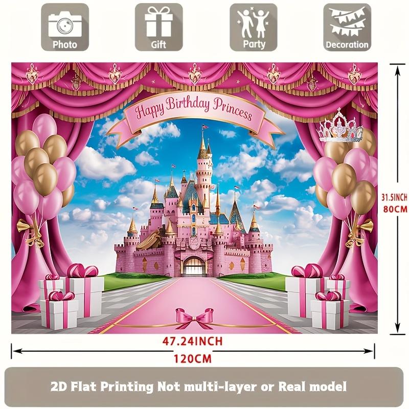 2D Flat Banner 1PC Flat Banner 2D, 1 piece - beautiful birthday celebration background decoration, home wall art