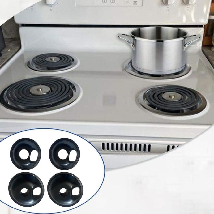Round Gas Stove Drip Pan Replacement Burners Head Cover Electric Stove Range Top Drip Bowl Kitchen Cooktop Accessories