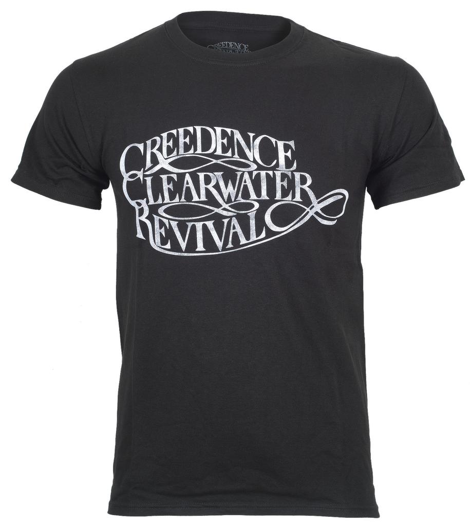 Футболка Creedence Clearwater Revival Черная Винтажный Логотип CCR Официальная Новая