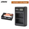 2850mAh LP E6 LPE6 LP-E6 E6N Battery or LED Dual Charger For Canon EOS 5DS R 5D Mark II 5D Mark III 6D 7D 70D 80D Camera