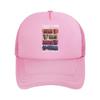 I Want a Unisex Qualities List Fashion Mesh Baseball Cap Breathable Casual  Hats Outdoor For Unisexs And Womens