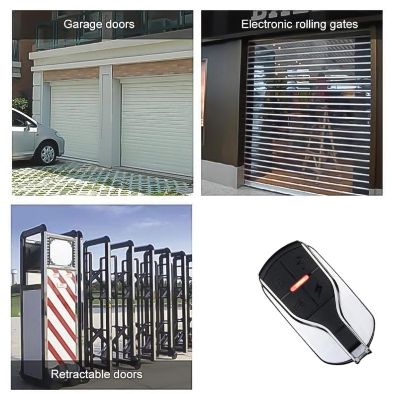 433 МГц, беспроводной пульт дистанционного управления, радиочастотный контроллер копирования, передатчик кода клона гаражной двери, электрический мотоцикл, дубликатор, ключ