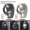 Car Interior Modification Iron Man One-key Start Button Protection Cover Sticker Ignition Device Switch Metal Decoration