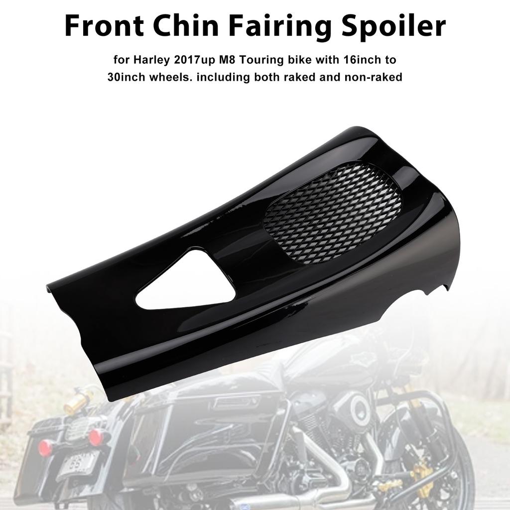 Front Chin Fairing Spoiler For Touring Road Street Glide Electra Glide M8 2017+