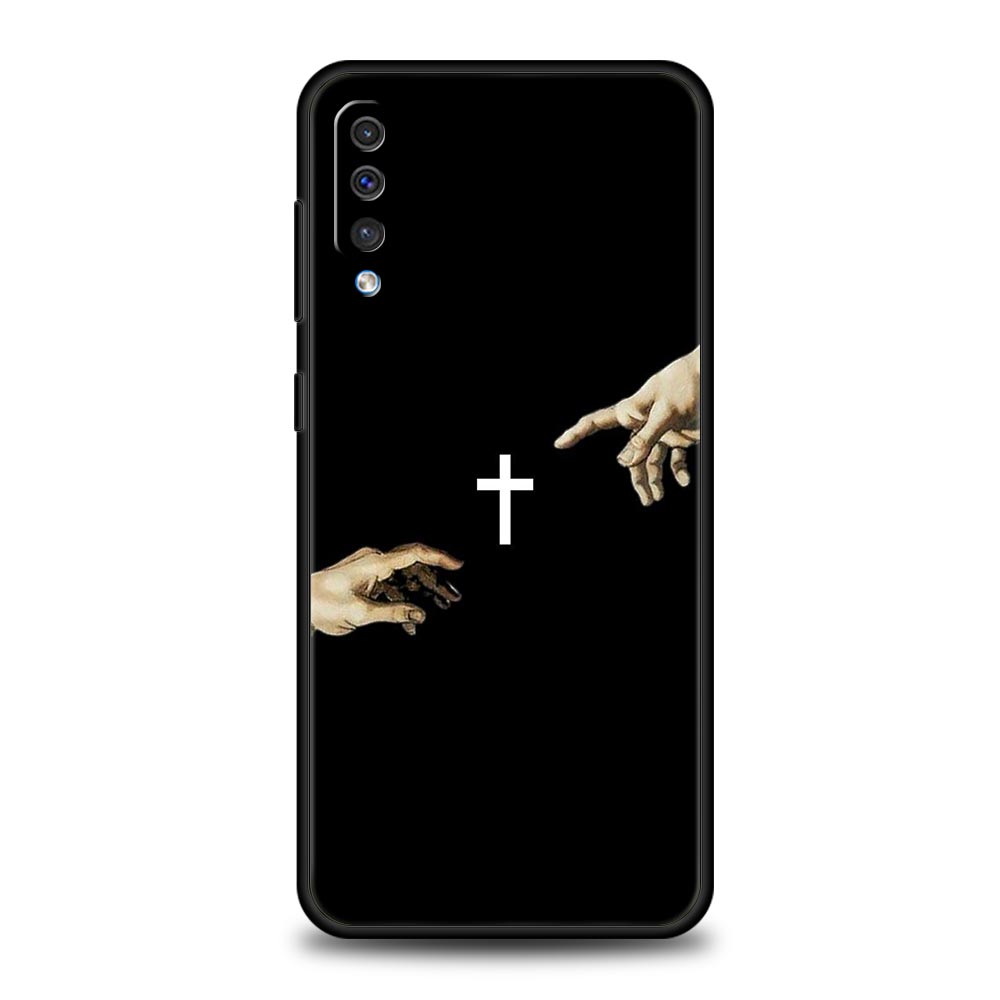 Чехол для телефона Библия Иисус Христос Крест для Samsung A56 A36 A26 A24 A12 A14 A16 A50 A70 A20E A22 A40 A34 A54 A42 A52 A04s A06