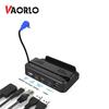 VAORLO Steam Deck Docking Station TV Base Stand 5 In 1 Hub Aluminum Alloy Holder Dock 60Hz HDMI-compatible USB-C For Steam Deck Console