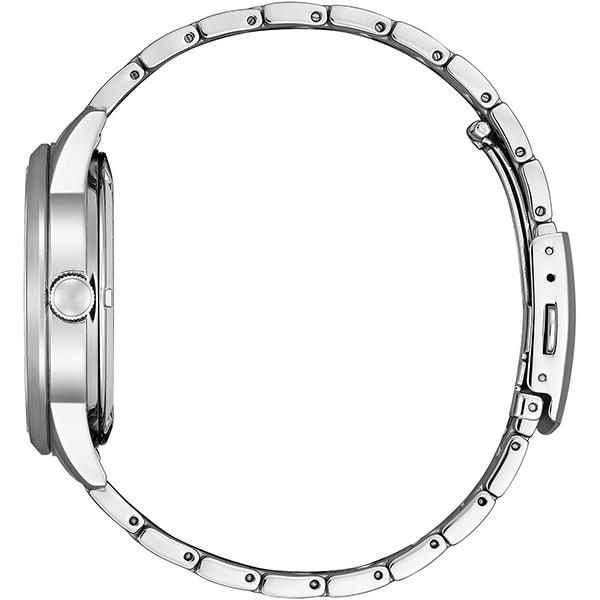 Citizen NY4050-62E ( Часы CITIZEN COLLECTION Механические классические часы Day&Date) Круглые часы, серебро