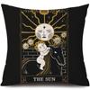 Карта Таро Бог Солнце Лицо Наволочка Луна Наволочка Украшение Гостиной Спальня Диван-Кровать Домашний Декор Автомобиль Подушка украшения