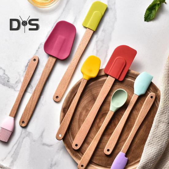 1 комплект красочных хлебобулочных инструментов, недеформируемый, полезный антипригарный скребок для десертов