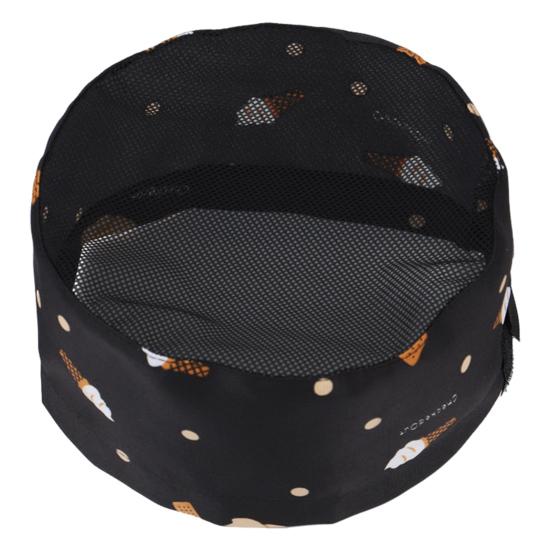 Chef Hat Unisex Kitchen Hat Hotel Restaurant Cook Cap Good Breathability Hollow Mesh Top Waiter Chef Work Cap Workshop Factory Hat