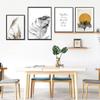 Minimalist Plants Poster Natural Scenery Dandelion Nordic Sun Tree Art Print Canvas Painting Modern Wall Picture Bedroom Decor