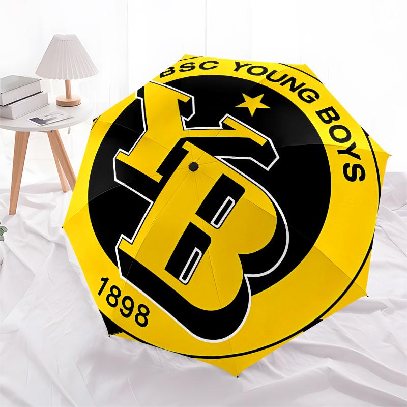 BSC Young Boys, 1898- Automatic Opening and Closing, 8-rib Structure Portable Umbrella, Suitable for Men and Women in All Seasons - Perfect