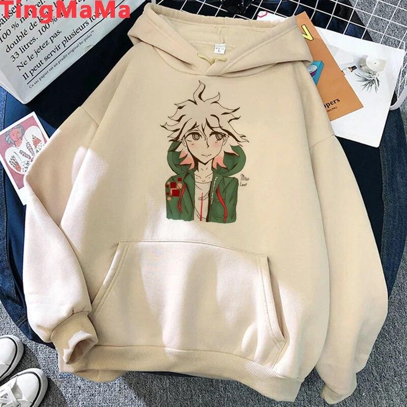 Danganronpa Nagito Komaeda Ouma Kokichi Hoodies Unisex Ulzzang Oversized Grunge Korea Unisex Clothing Hoody Ulzzang Printed Unisex Hoodie