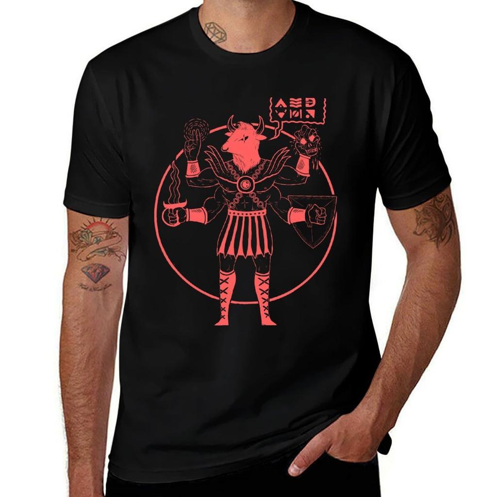 Minotaur Of Mars Tuff Guy No4 Tshirt Sporty Casual Quick Dry Tshirt