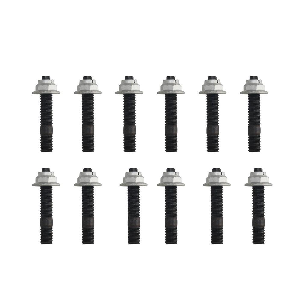 Exhaust Manifold Bolts and Nuts Spare 1 Set Premium Attachments Replace for Toyota 70 75 80 100 Series 1Hz 1hdt Automotive