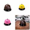 Easy Use Ringbell Desk Call Bell Iron Craft Cute Metal Service Bell Novelty Dinner Reminder Bell Student Gift
