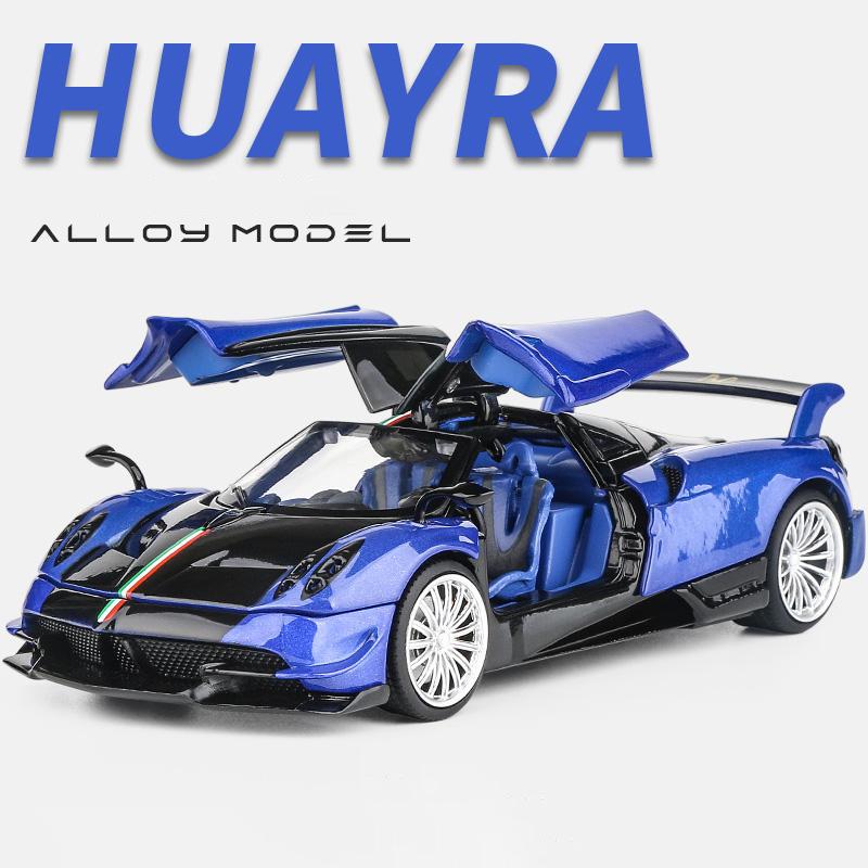 ДКМ 1:32 Суперкар Pagani Huayra Металлические Модели Машин и Игрушечные Транспортные Средства Амортизатор Звук Свет Коллекция Игрушечные Машинки Подарок