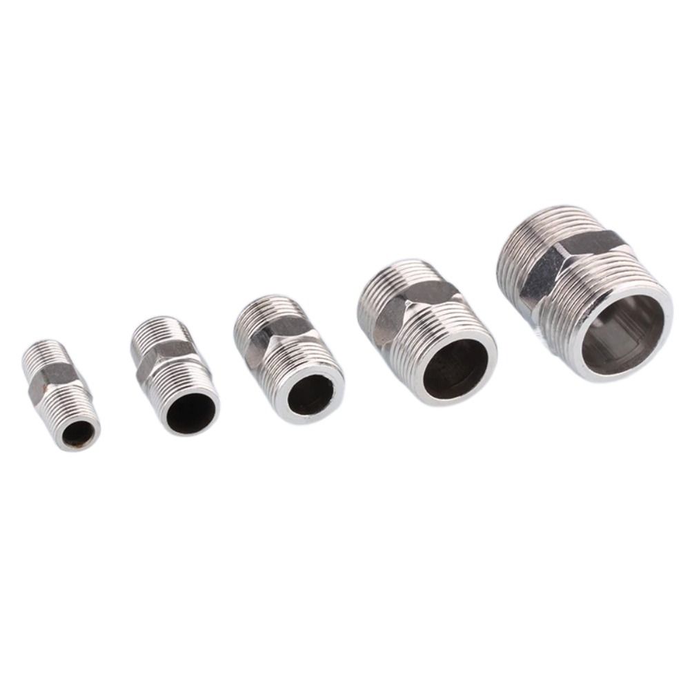 Multiple Specifications Stainless Steel Hex Nipple 201 Stainless Hex Nipple Union Water Oil Air