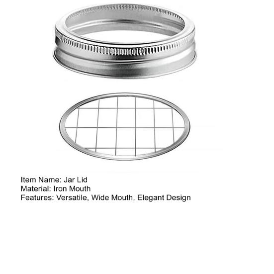 Metal Mason Jar Flower Lid Insert Wide Mouth Canning Jar Lid with Straw Hole Grid Organizer for Flowers Pens Toothbrushes