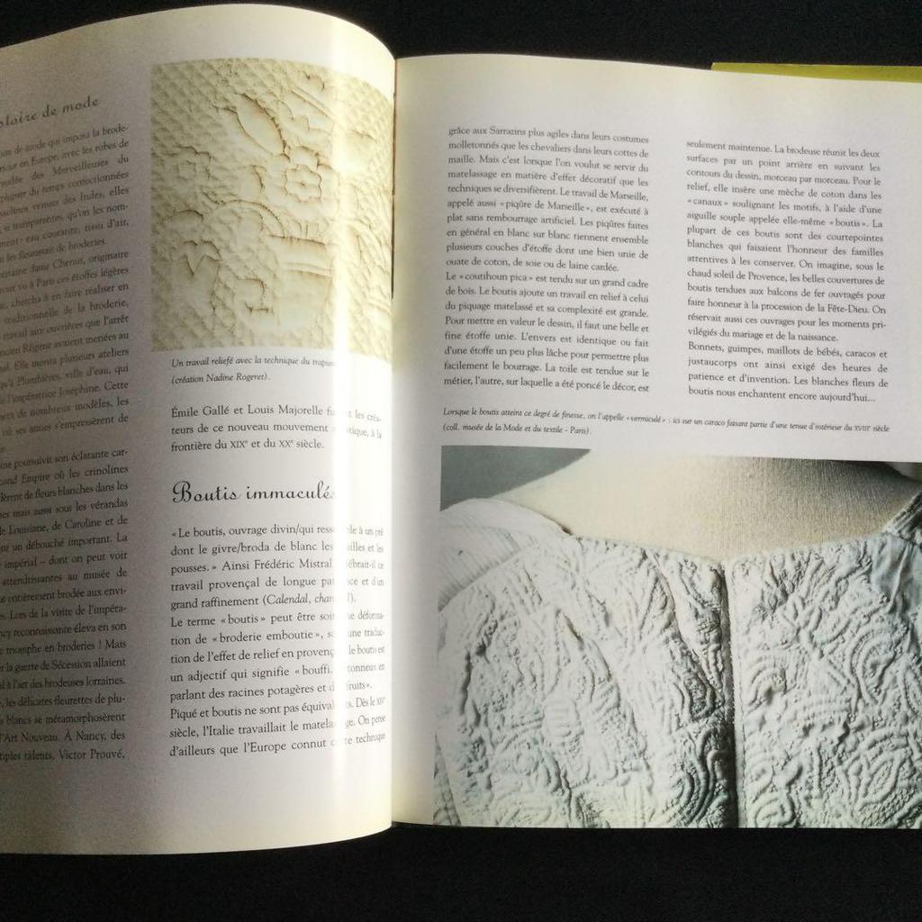 [USED] Flower Embroidery Motif Trapunto Buti Western Books Design Collection Flower