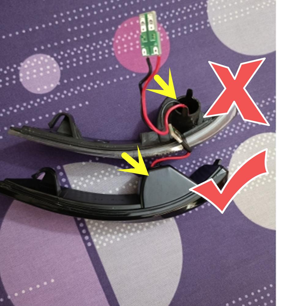 For Ford Focus Mk3 LED Light 2 3 Mk2 Mondeo Mk4 Turn Signal Lamp Flowing Side Wing Rearview Mirror Blinker Dynamic 2PCS