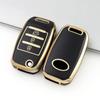 3 кнопки дистанционного держателя брелока для KIA Sid Rio Soul Sportage Ceed Sorento Cerato K2 K3 K4 K5 мягкий TPU складной чехол для автомобильного ключа
