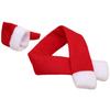 New 2Pcs/Set Christmas Wine Bottle Cover Set Santa Claus Bottle Decor with Hat Creative Lovely Home Hotel Xmas Party Table Decor
