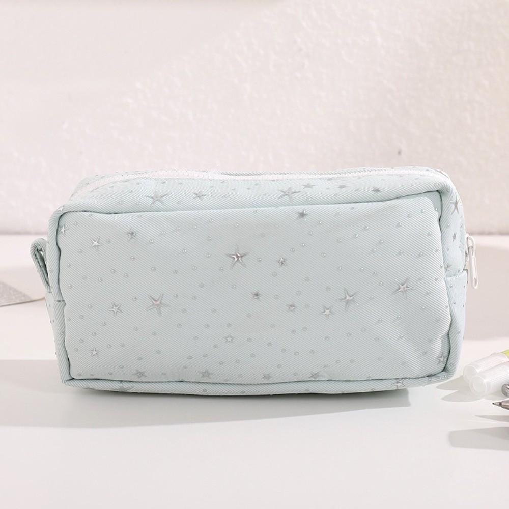 Large-capacity Pen Bag Star Print Pencil Pouch Portable Stationery Pouch  School Supplies