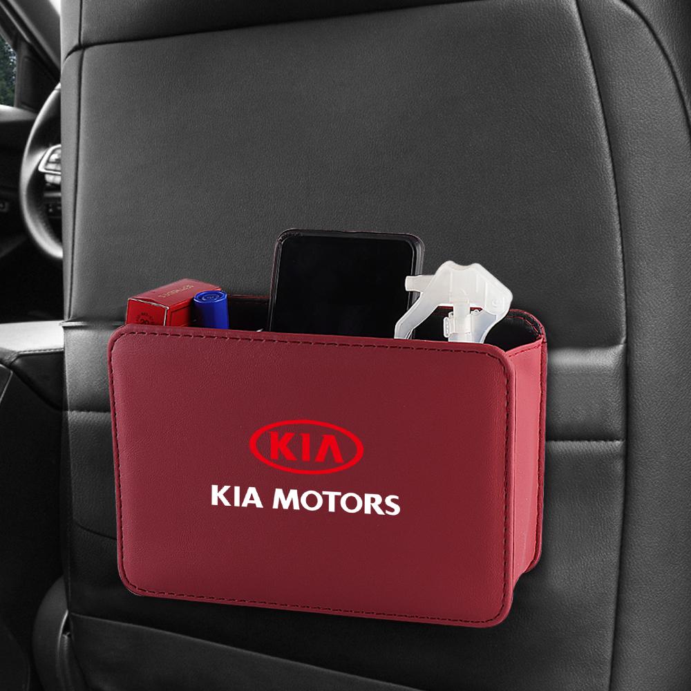 2026 Hot Car Sticker Car Seat Back Car Door Storage Bag Auto Organizer For KIA Sportage Ceed Sorento Cerato Optima Picanto Rio S