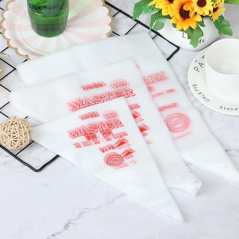 20шт пищевой пластиковый мешок для кондитерских изделий с глазурью, украшение для торта с помадкой