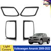 Обвесы для кузова автомобиля для Volkswagen Vw Amarok 2009-2025 ABS матовый черный автозапчасти защитные накладки накладки на передние и задние фары аксессуары