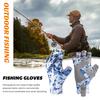 Yousheng 1 пара рыболовных перчаток, супер мягкие, эластичные, износостойкие, устойчивые к ультрафиолетовому излучению, солнцезащитные перчатки, снаряжение для кемпинга