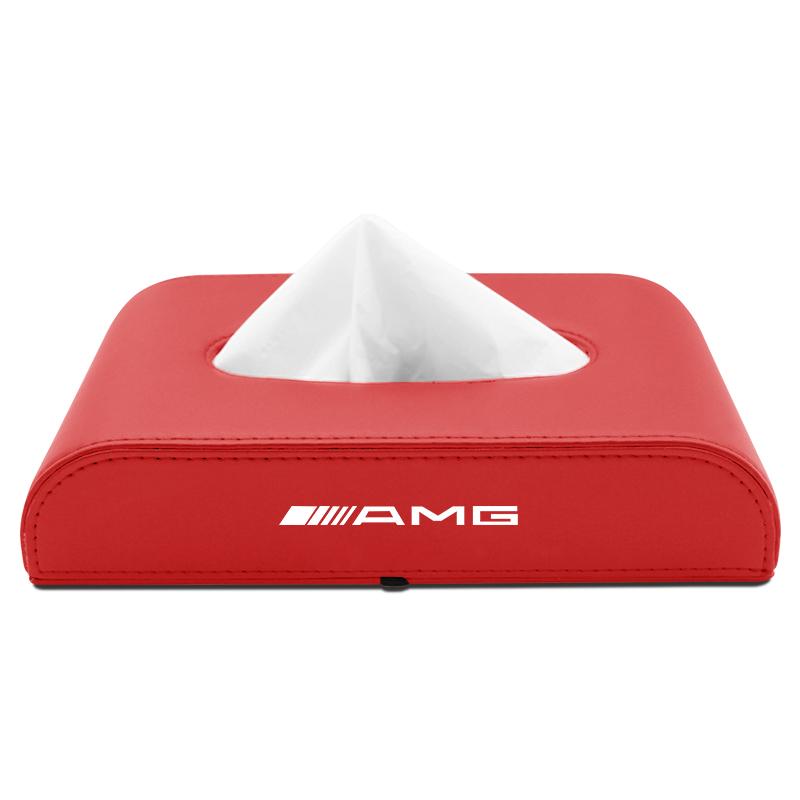 1pcs Car Tissue Box Holder Armrest Box Storage Case For Mercedes-Benz AMG C500 C200 C300 A B C E GLA CLA GLK GL ML GLE W204 W205 W203 W211 W212 W213