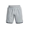 Fleece Color Block Elastic Waist Casual Shorts Men Shorts Gray 1374302-465