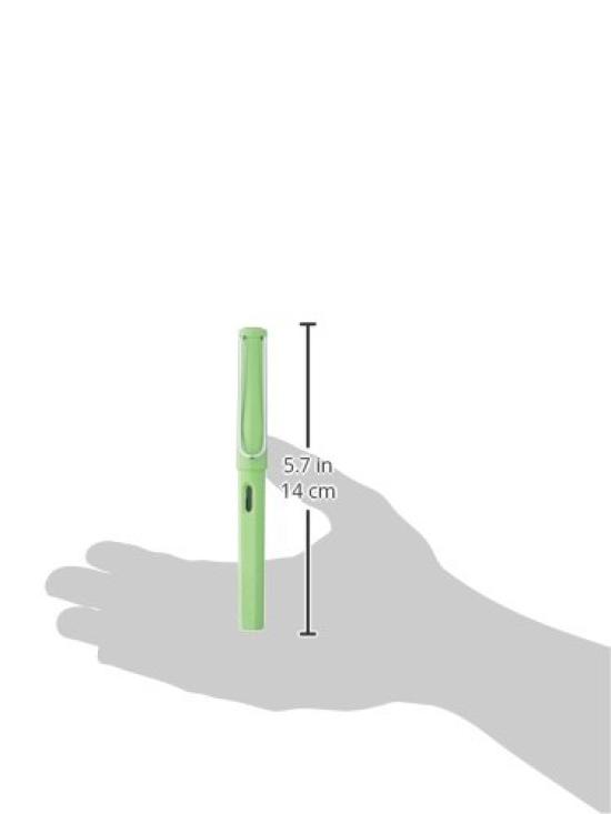 Lamy Safari Fountain Medium Nib Pen, Green,