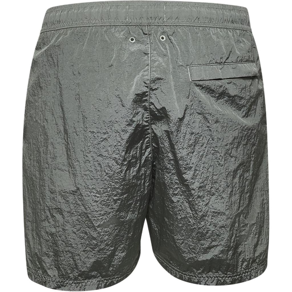 STONE ISLAND Шорты для плавания мужские с логотипом, внутренним шнурком, зеленые K1S15B100009S0043-V0055