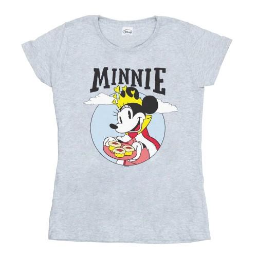 Disney Womens/Ladies Minnie Mouse Queen Cotton T-Shirt