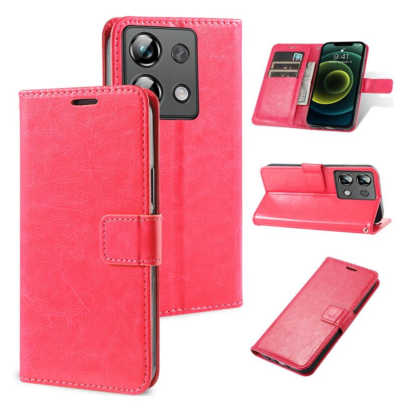 Кожаный чехол-книжка в стиле ретро для Xiaomi Redmi Note 13 Pro 12 12s 11 11s 10 9 Redmi A3 A2 A1 13C 12C 10C 11A 9C K70 K70E K60 K50 Ultra K40 K30, чехол-кошелек