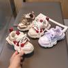 Детские кроссовки, осенняя модная спортивная обувь для мальчиков, Нескользящая повседневная студенческая дизайнерская обувь для девочек, новая обувь для детей