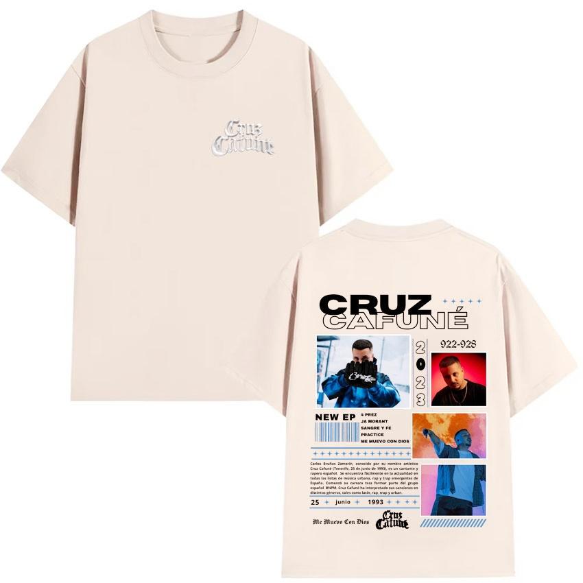 Модная Летняя Мужская Женская Футболка Хип-Хоп Cruzzi С Коротким Рукавом Cruz Cafun É 2026 Мировой Тур Уличная Одежда Y2K Футболка