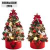 45/60cm Artificial Christmas Tree Home Bedroom Party Decorations Tabletop Xmas Tree for Holiday New Year Kids DIY Gift Ornament