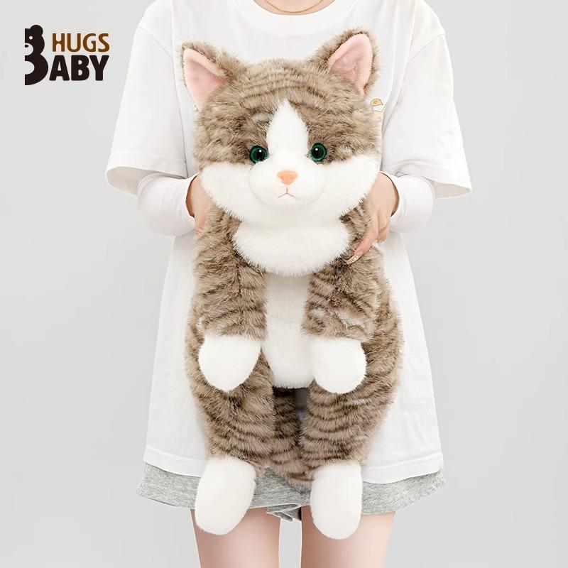 Новая Оригинальная Кукла Hug Baby Симуляция Лежащей Кошки Кукла Кошки Детская Подушка для Сна Подарок на День Рождения Felis Silvestris Catus