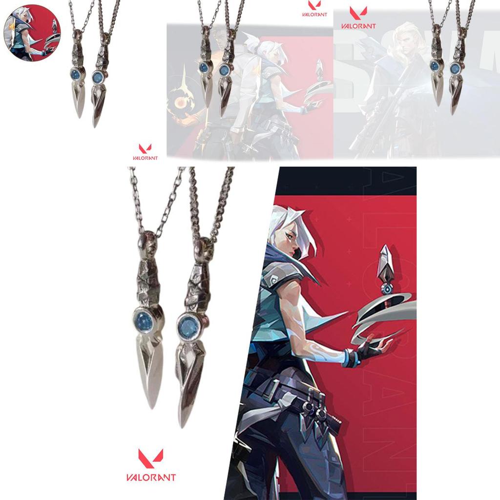 Stylish Valoran Jette Necklace With Geometric Alloy Pendant