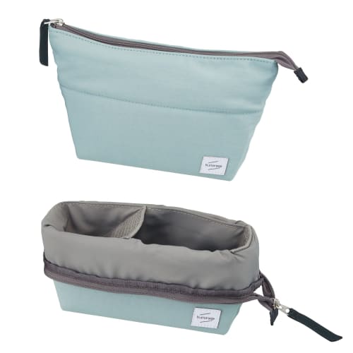 KOKUYO Pencil Case Pencil Case N Storage Smoke Blue F-VBF250-2