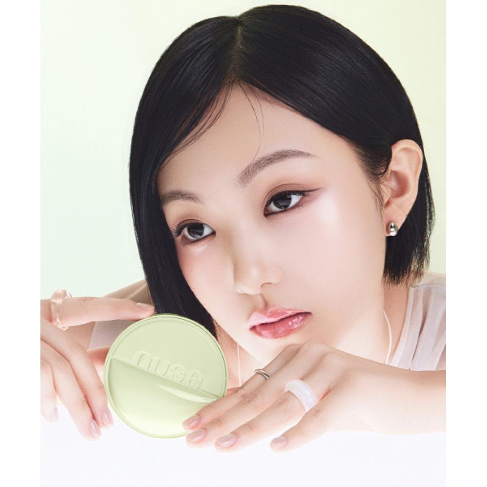 Nuse [2pack] Reju Toning Sun Cushion  + Care Lip Tooth  06 Pinberry   [landers] Mousse Care Cheek Handy  03 Shame Gift 