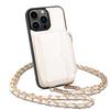 Wallet Crossbody for iPhone 12/13/14 ProMax Phone Case with Lanyard Strap Cover, PU Protective Handbag Zipper for Samsung