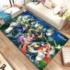 Genshin Impact Cartoon Game Area Rug, ковер для дома, гостиной, спальни, дивана, дверного коврика, кухонного декора, детский нескользящий напольный коврик