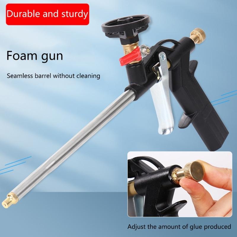 High Expansion Foam Guns for Insulating and Sealing Small Spaces Ergonomic Handle, Metal Body Foam Expanding Guns