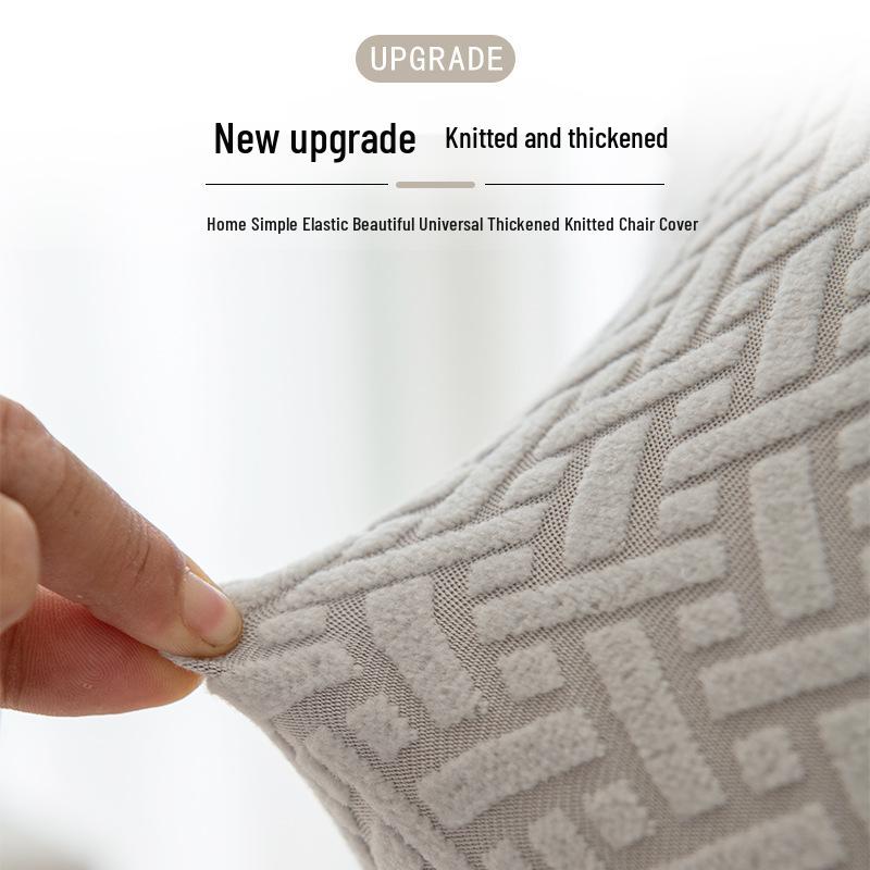 Жаккардовый стрейч чехол-юбка для обеденного стула на все сезоны