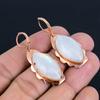 Радужный лунный камень, драгоценный камень, медь, красивые ювелирные серьги ручной работы для женщин
